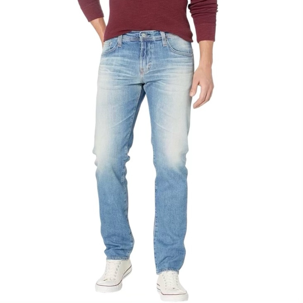 Adriano Goldschmied 36 Tag Sz Tellis Men’s Jeans Measures 37x33 Slim Fit AG-ED